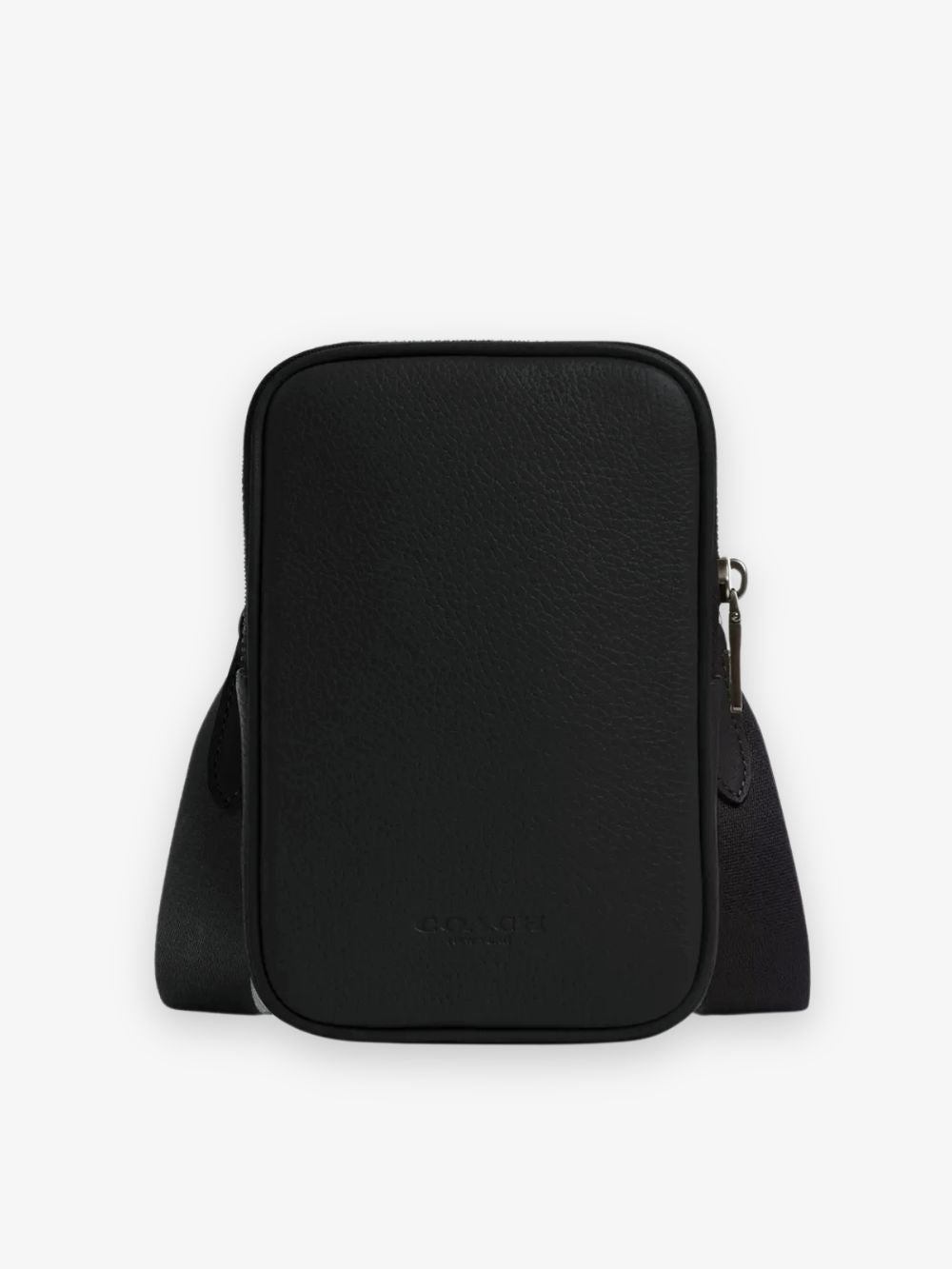 Bolso crossbody de cuero liso Aden