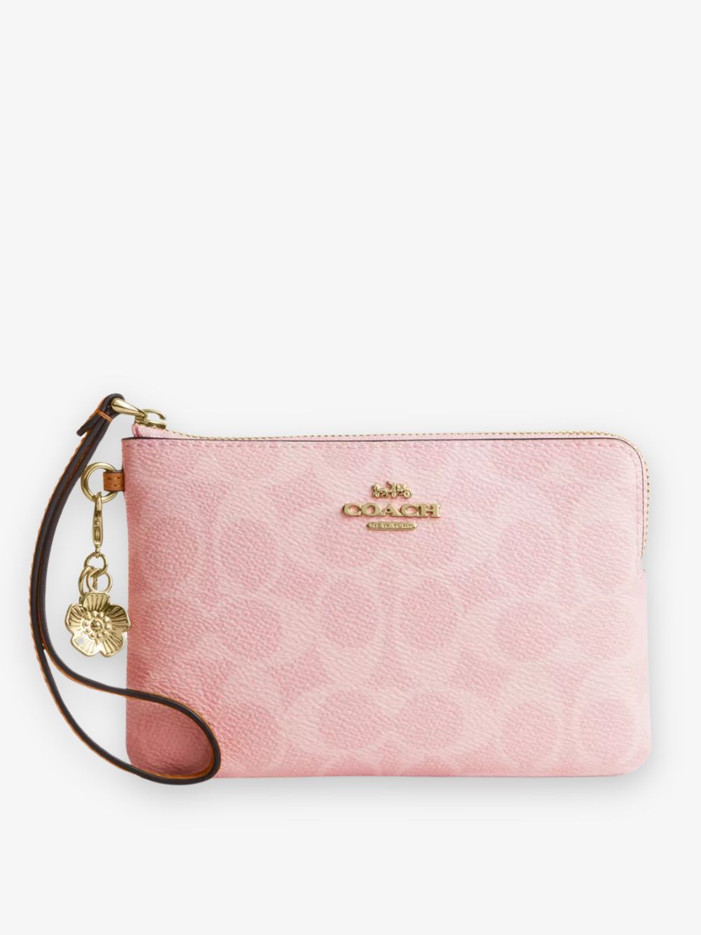 Wristlet con monograma con charms