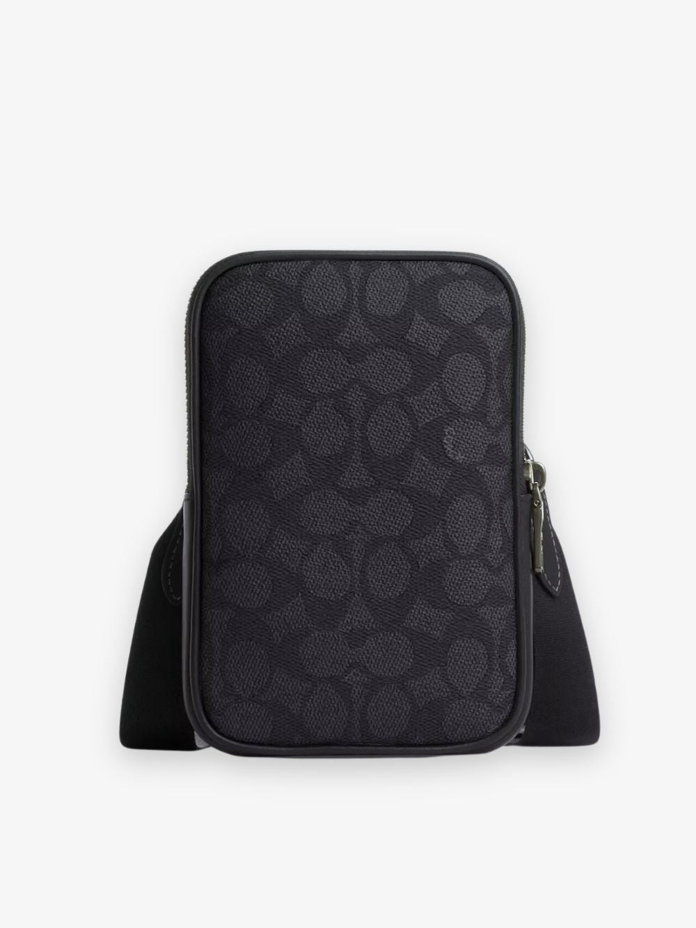 Bolso crossbody de cuero Aden con monograma