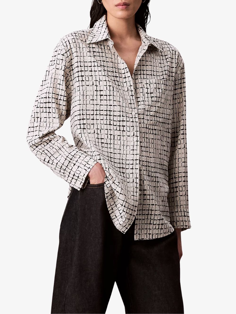 Blusa ligera Tencel Print