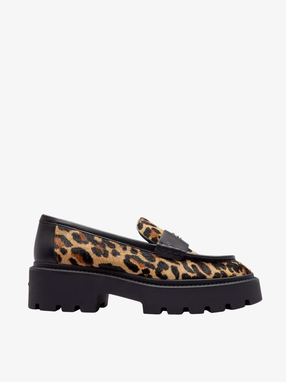 Zapatos Lucy Loafer estampado de leopardo
