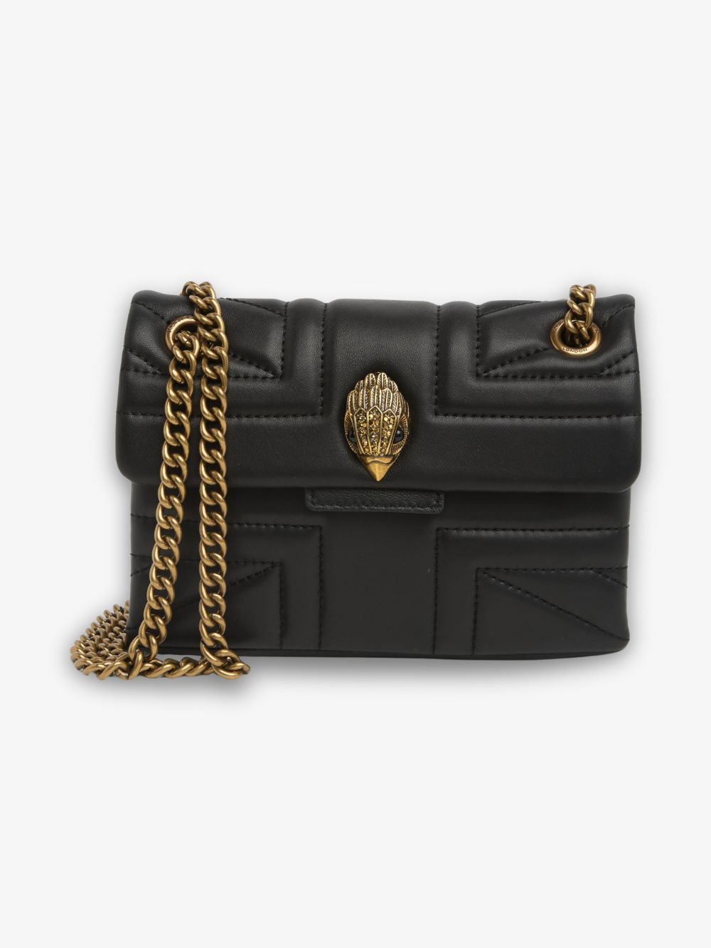 Mini Crossbody Kensington de piel acolchada