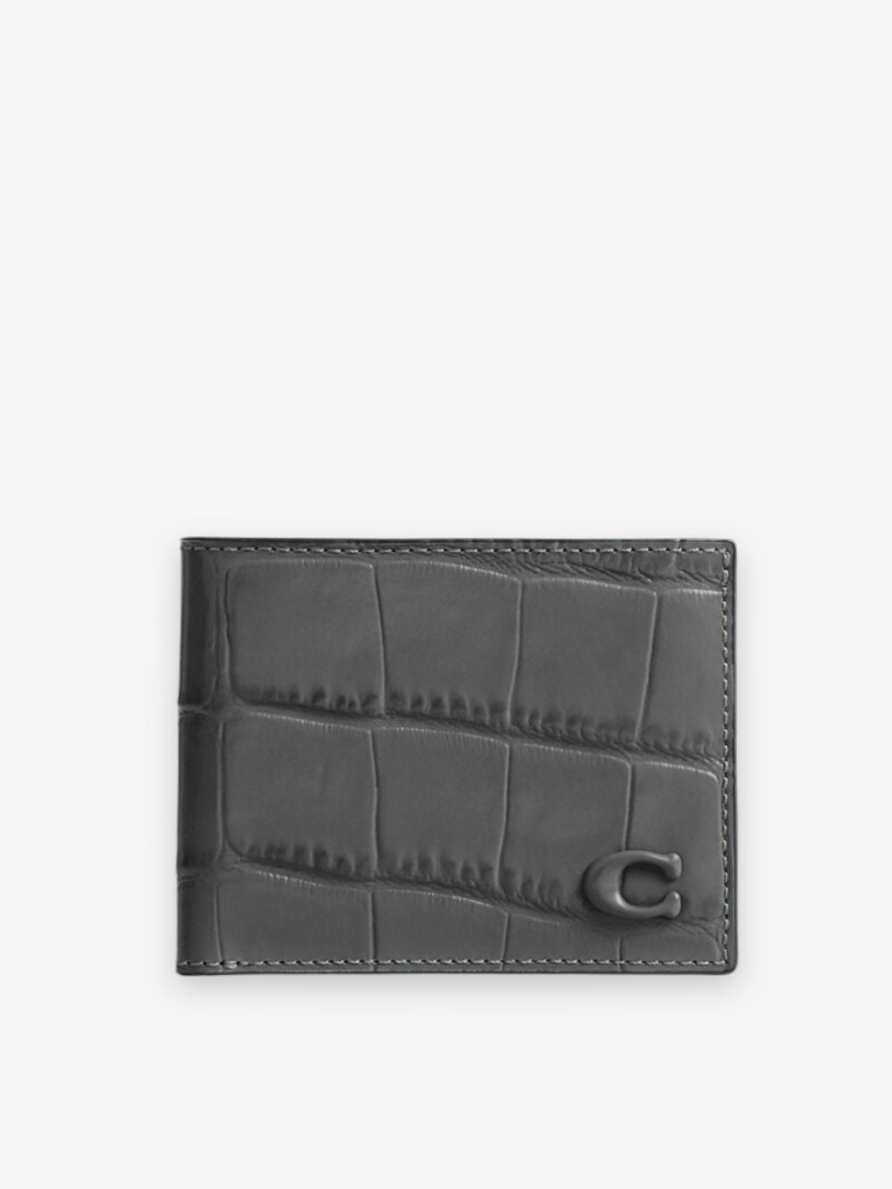 Cartera con tarjetero 3 en 1 con relieve de cocodrilo