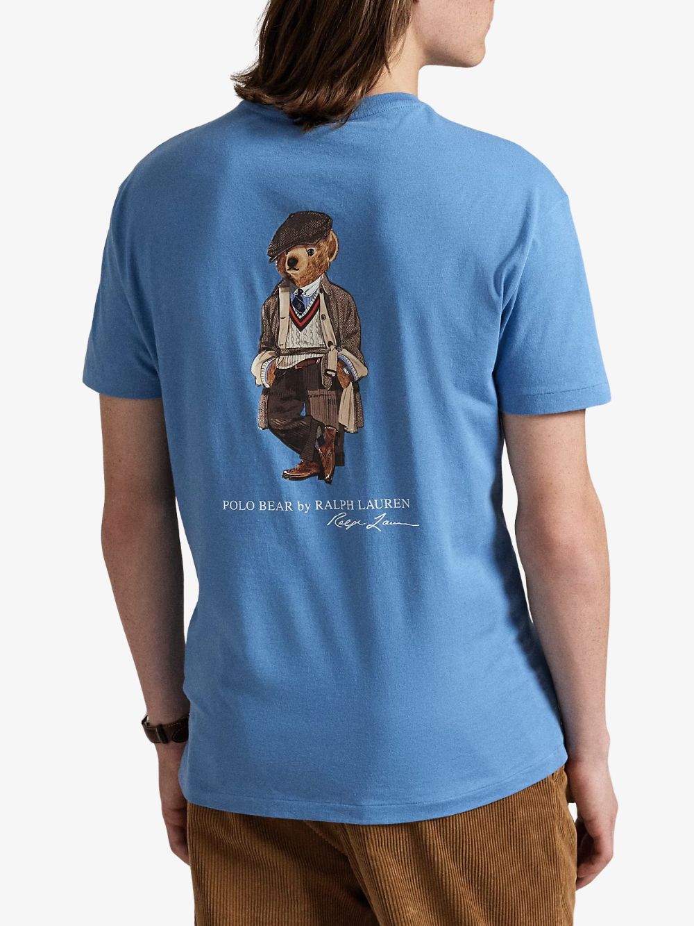 Playera Polo Bear estampada en el centro de la espalda