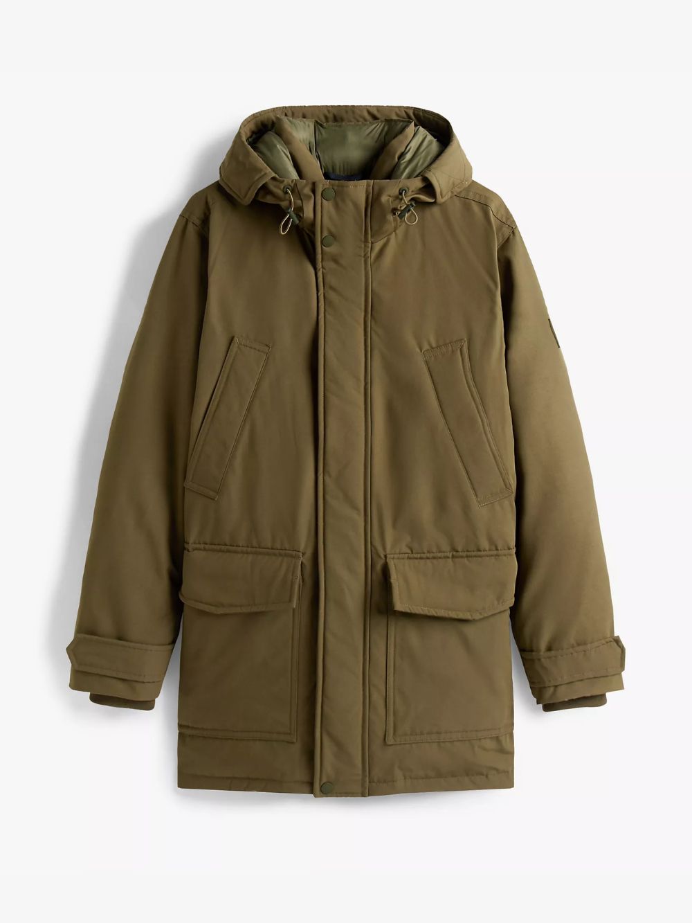 Parka de plumas con gorro