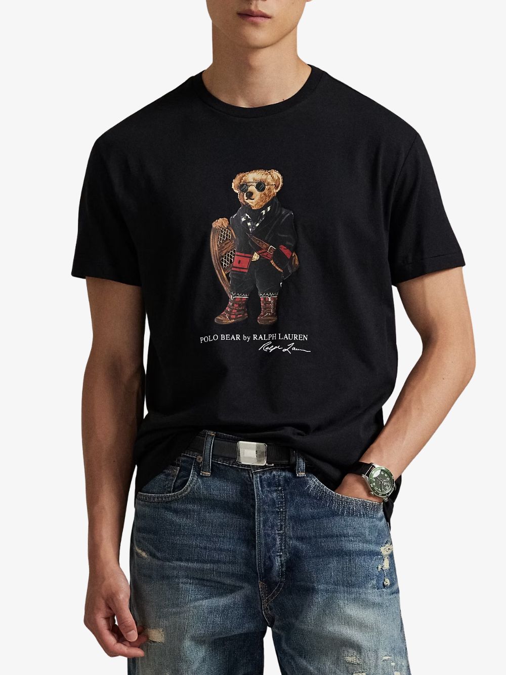 Playera con motivo Polo Bear
