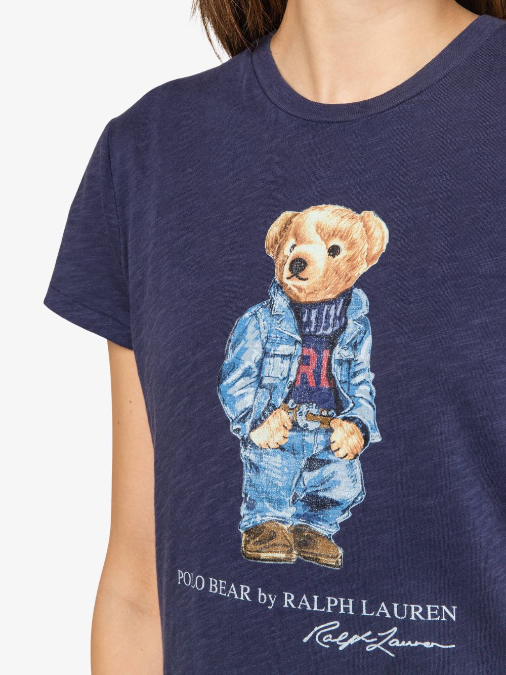 Playera Polo Bear Urso L Mujer
