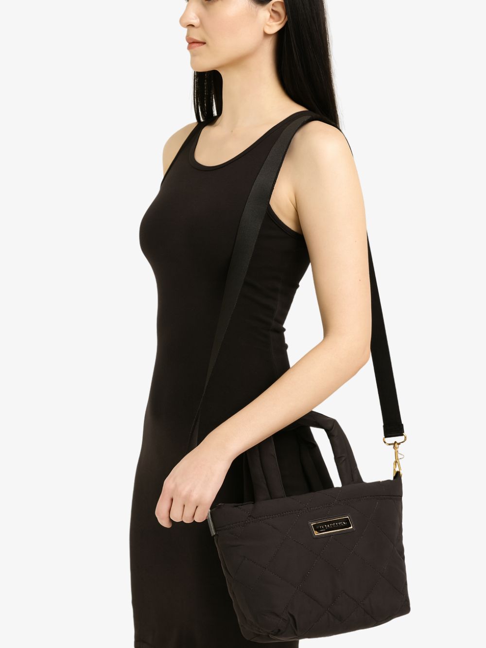 Mini bolso Tote acolchado Quilted