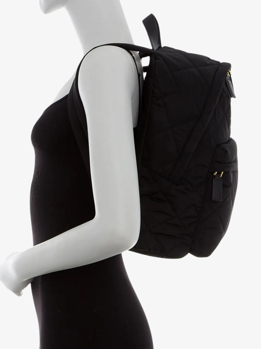 Backpack de nailon Quilted