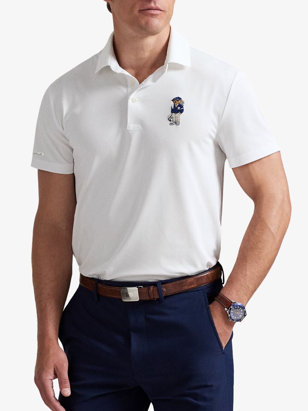 Playera Polo Bear corte tipo polo