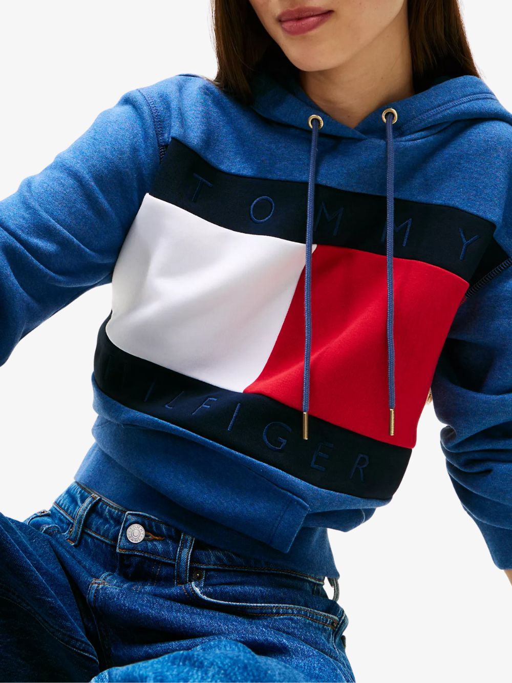 Sudadera hoodie y logo de bandera