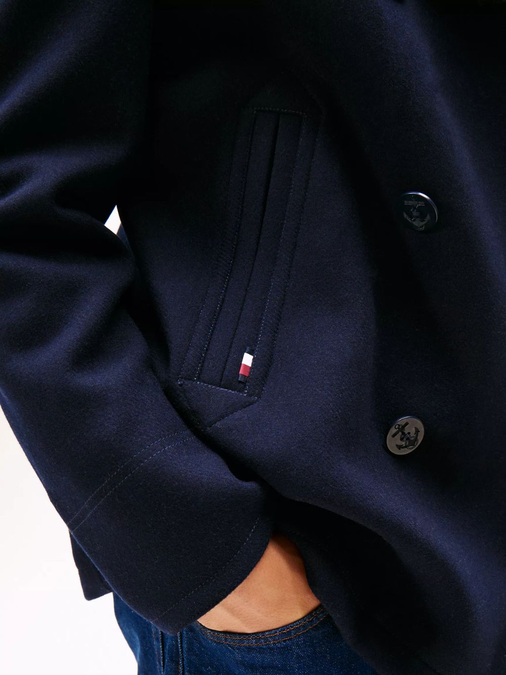 Abrigo clásico de lana