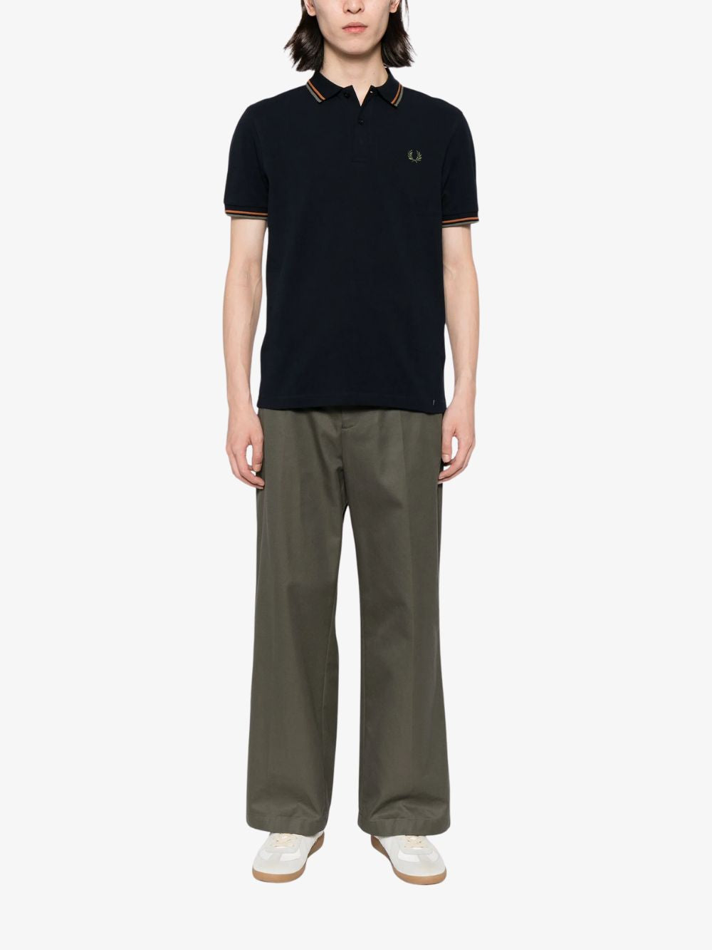 Fred Perry / Playera negra XS Caballero