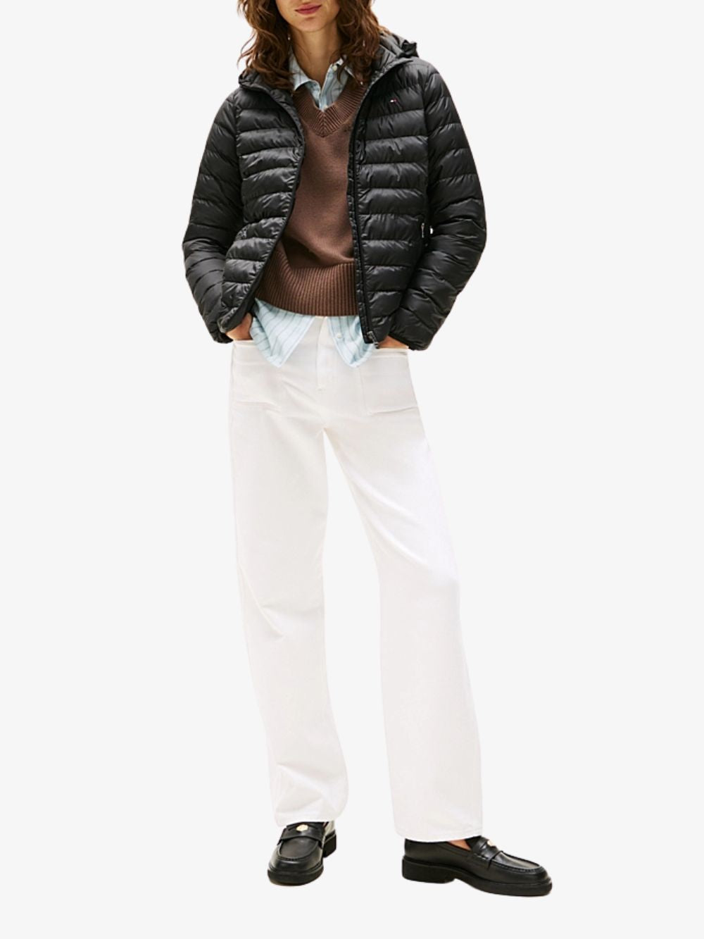 Chamarra acolchada plegable M para mujer