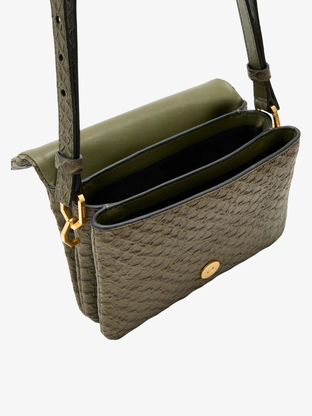 Bolso Crossbody de piel tipo serpiente Jupiter