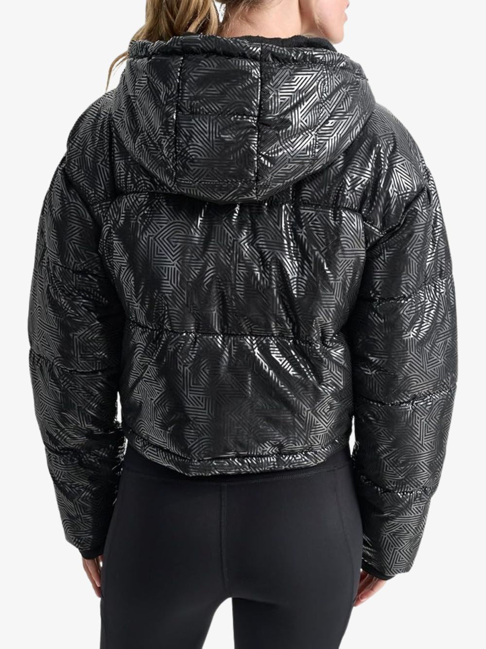 Chamarra puffer con monograma XS para mujer