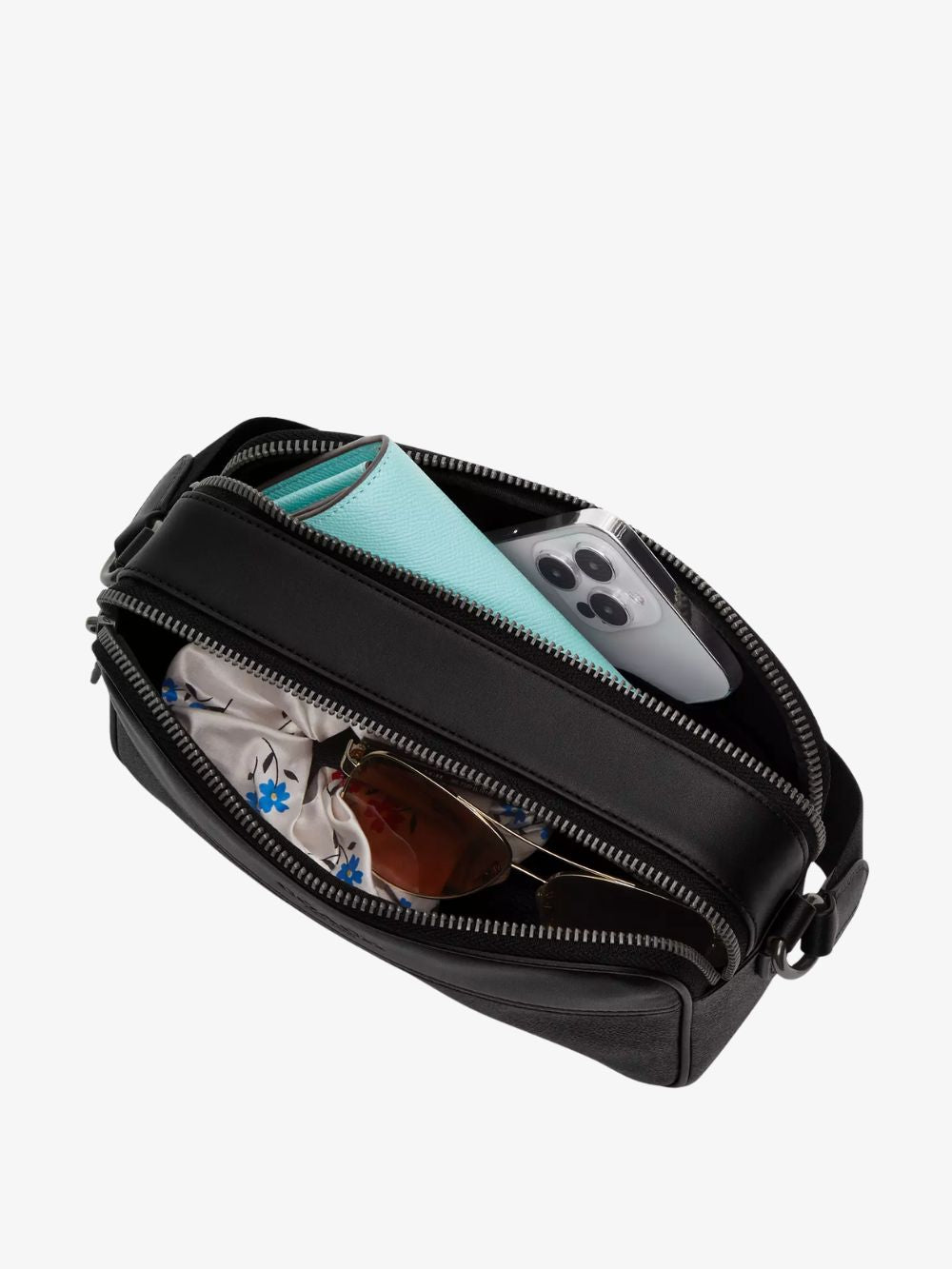 Bolso Crossbody de cuero Graham con monograma