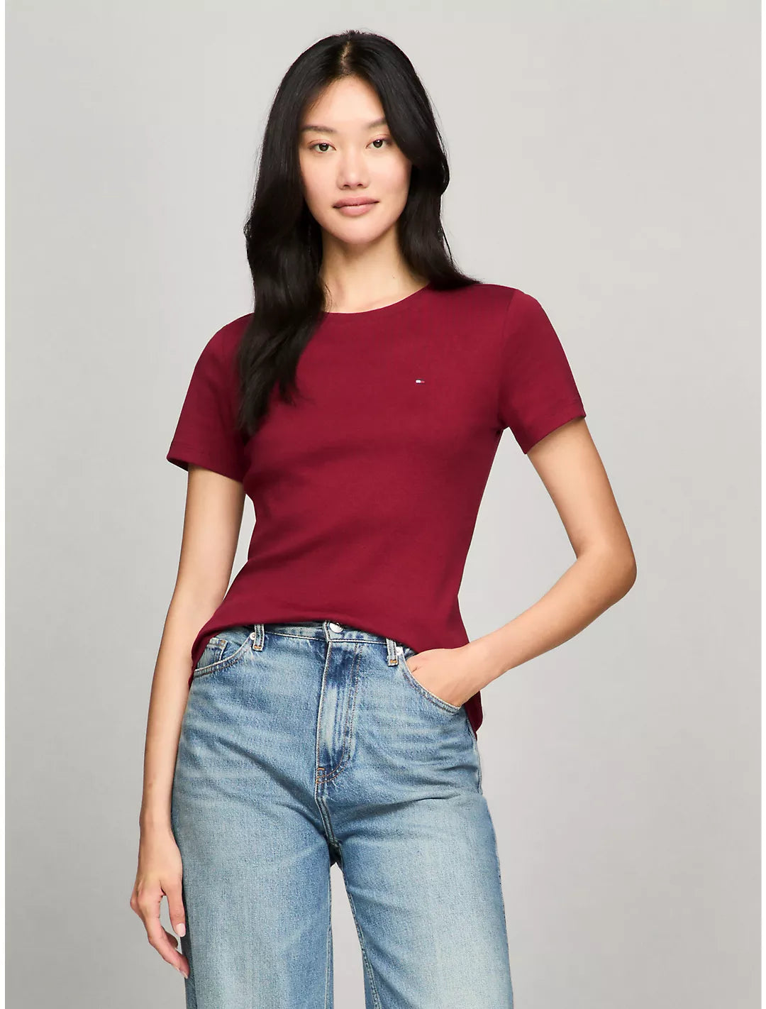 Tommy Hilfiger Playera de cuello redondo