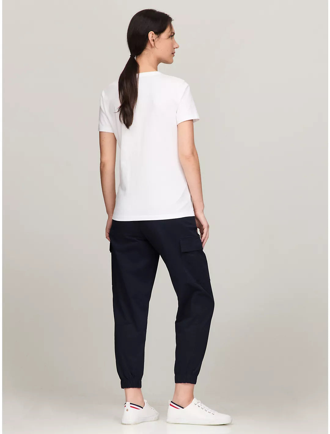 Tommy Hilfiger Playera con firma bordada