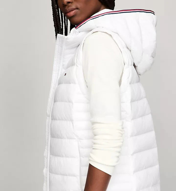 Tommy Hilfiger Chaleco puffer con gorro