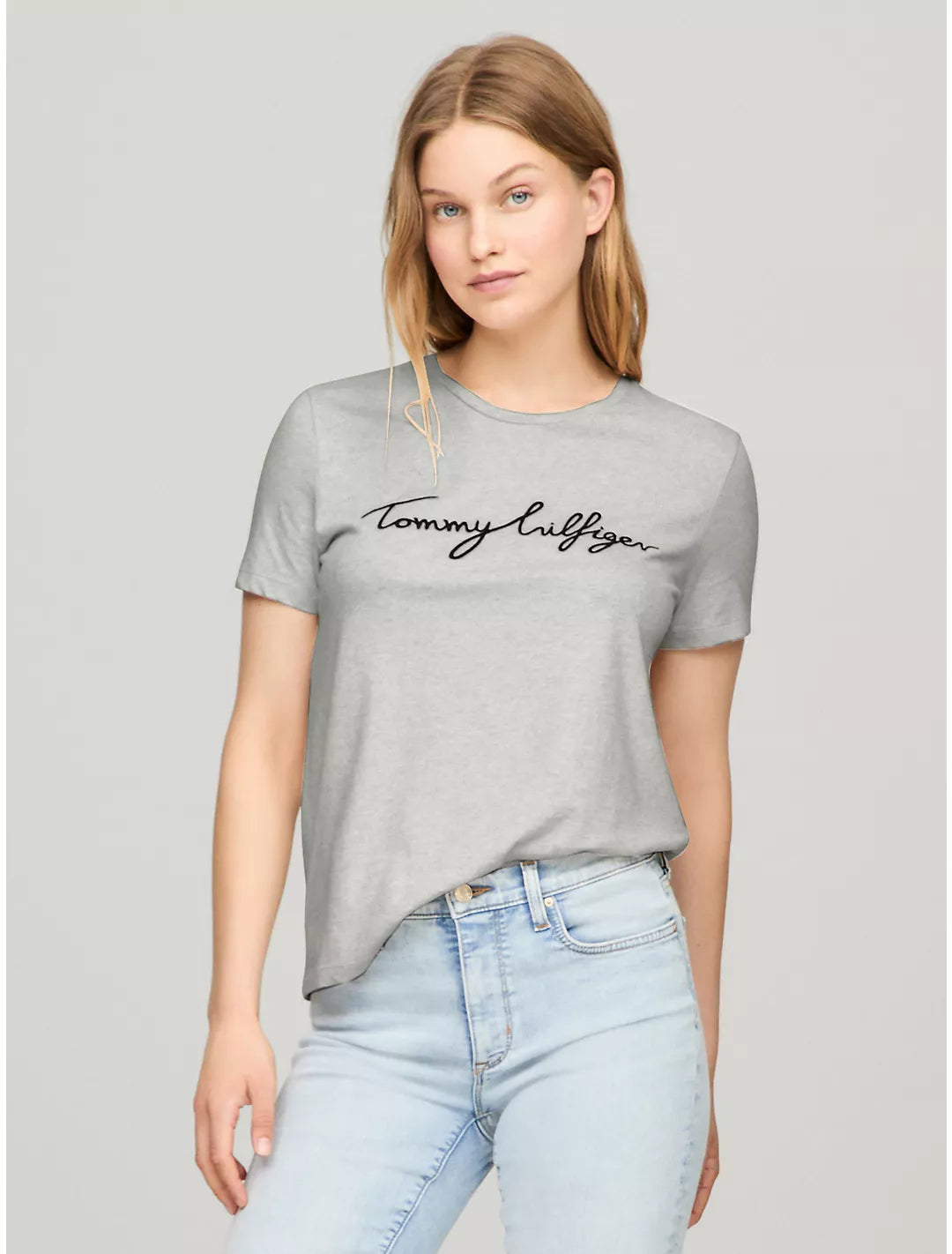 Tommy Hilfiger Playera con logo bordado manuscrita