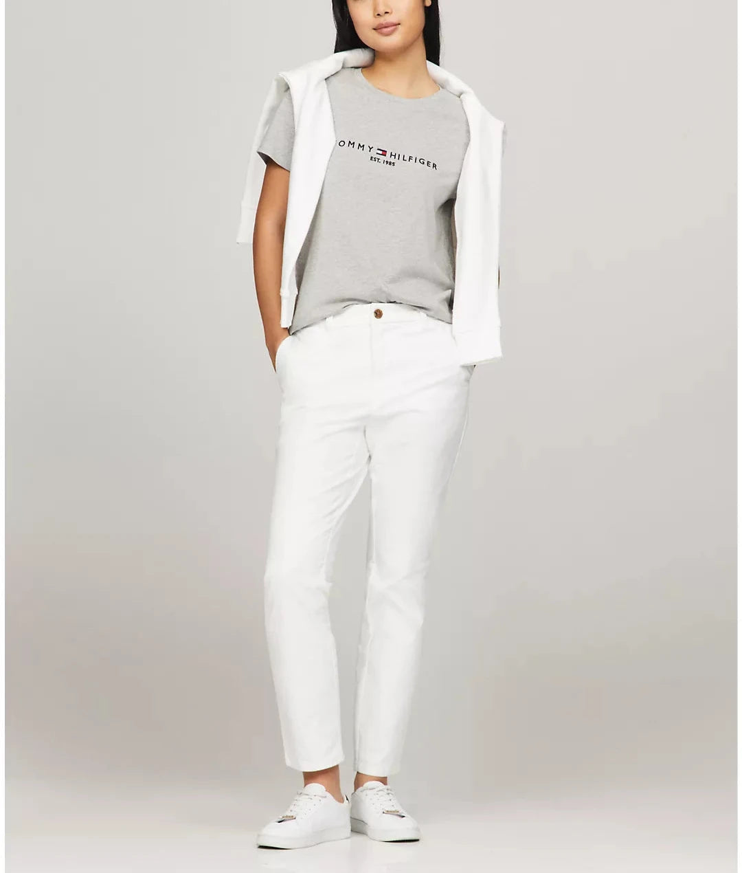 Tommy Hilfiger Playera con logo bordado
