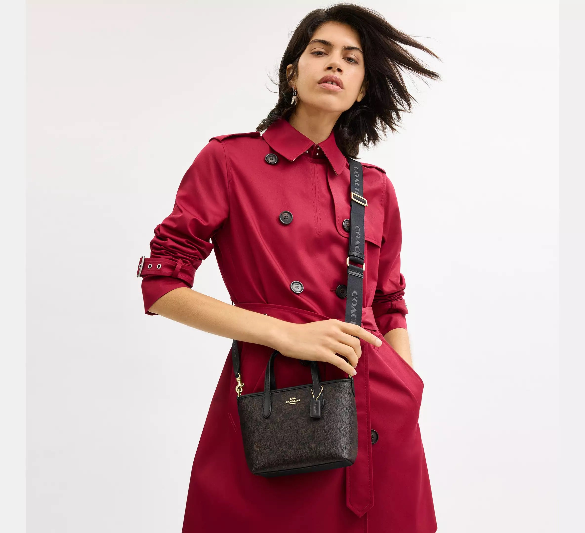 Coach Crossbody Mini City con monograma