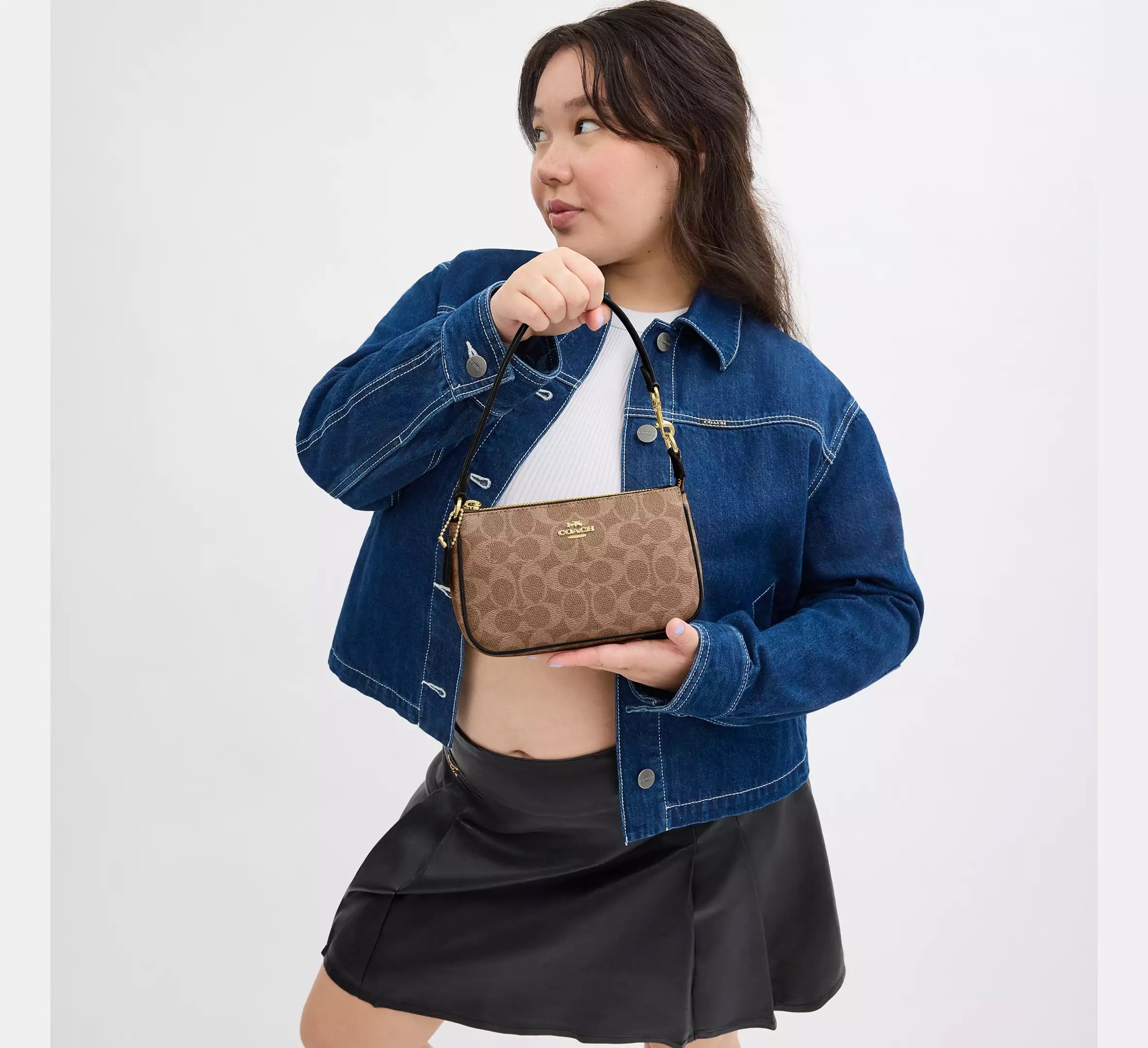 Coach Shoulder Bag Nolita con monograma