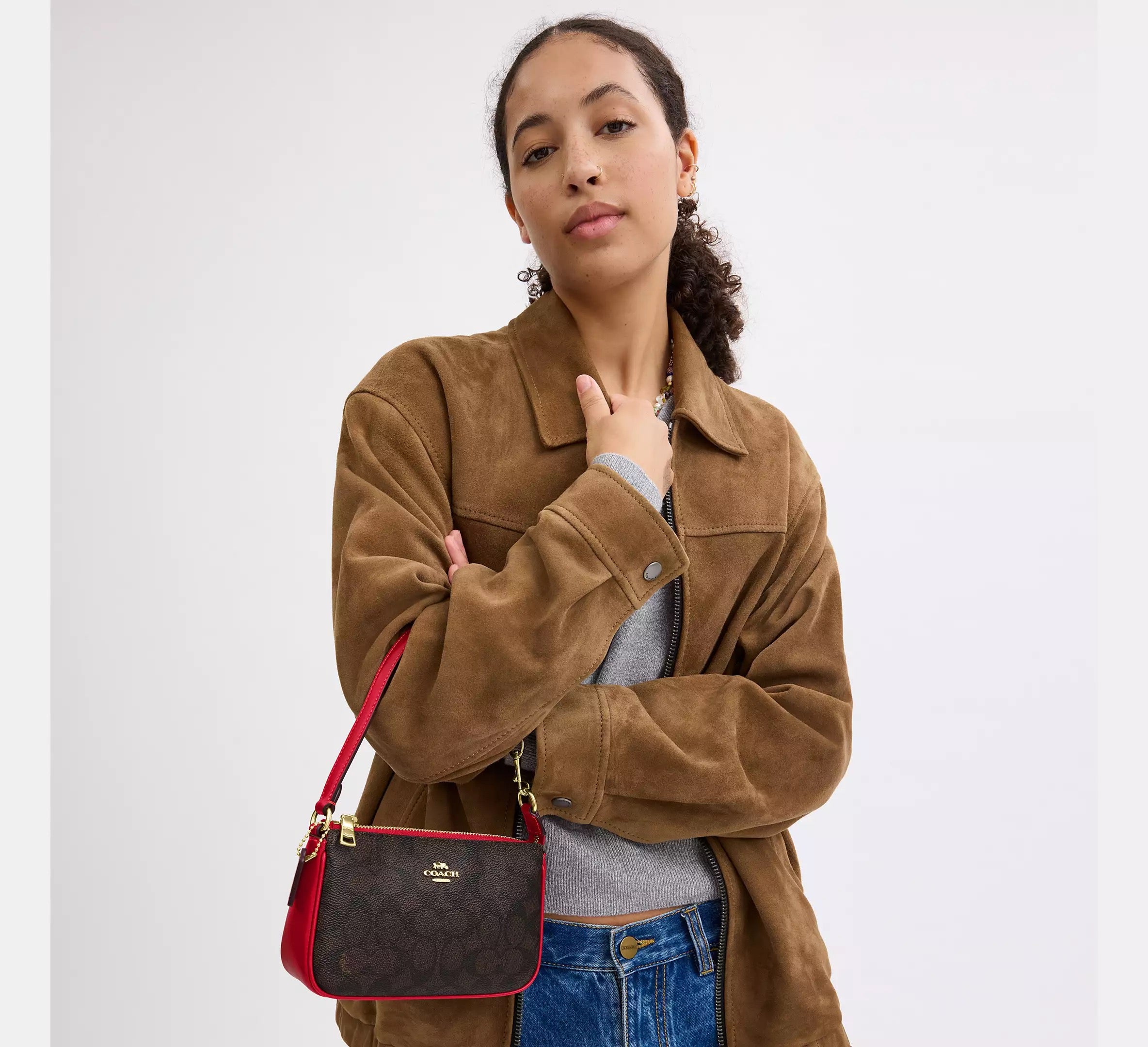 Coach Shoulder Bag Nolita con monograma
