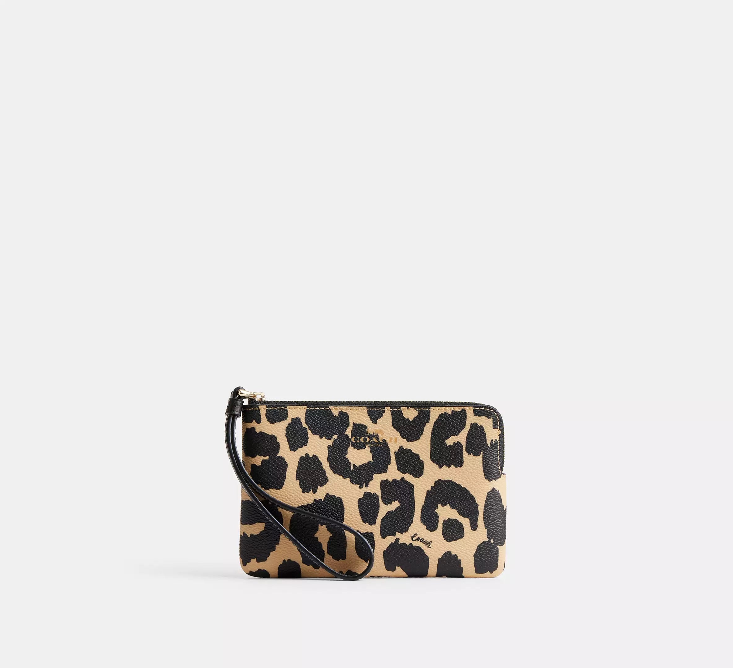 Coach Wristlet animal print