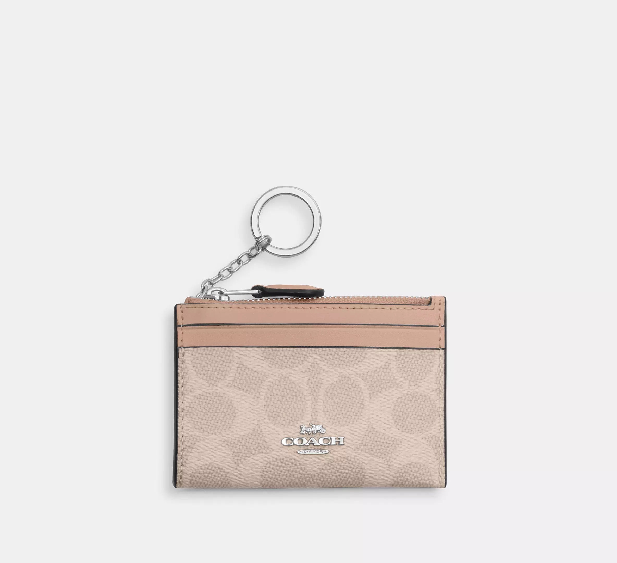 Coach Tarjetero Mini Skinny Id con monograma