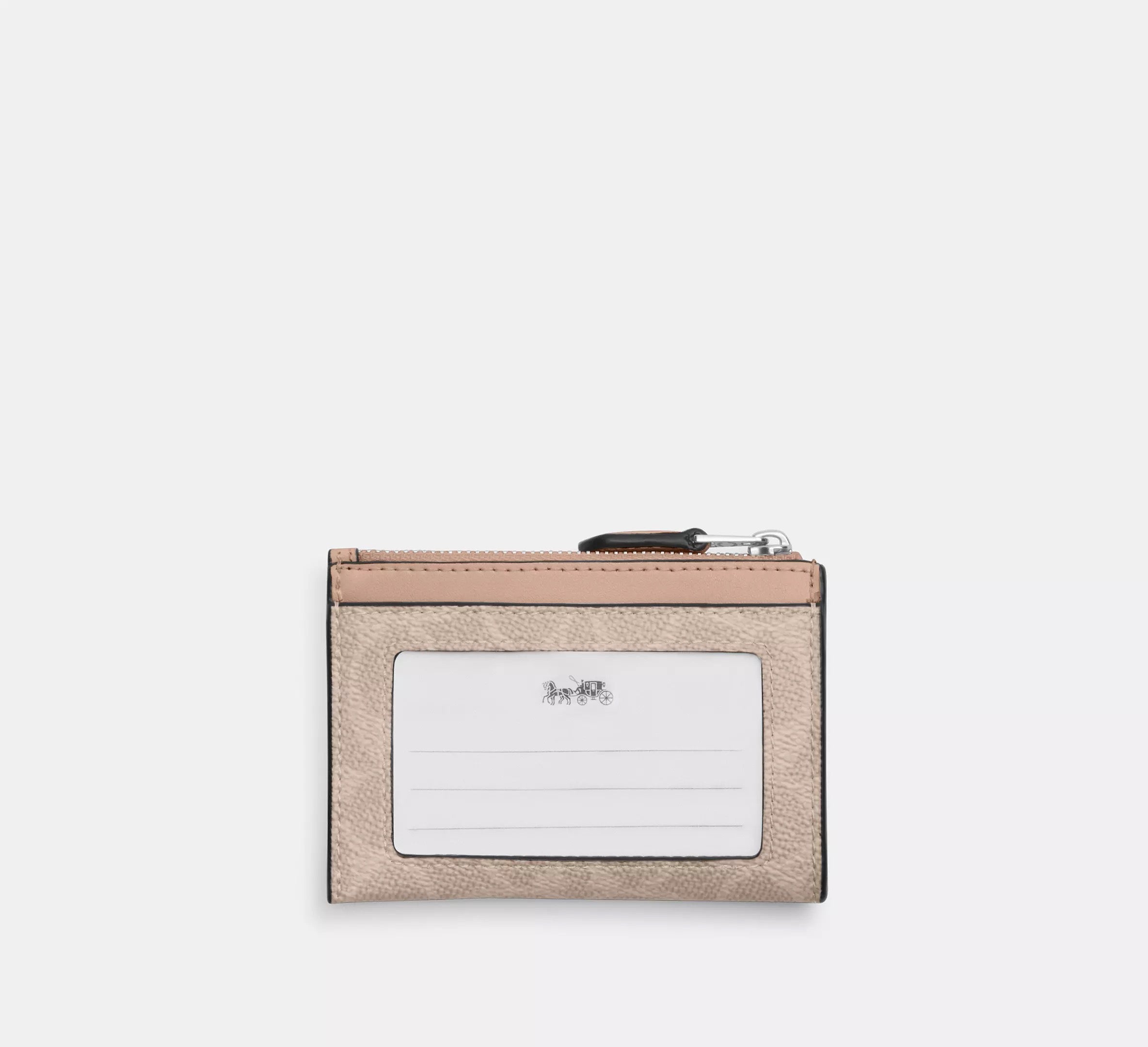 Coach Tarjetero Mini Skinny Id con monograma