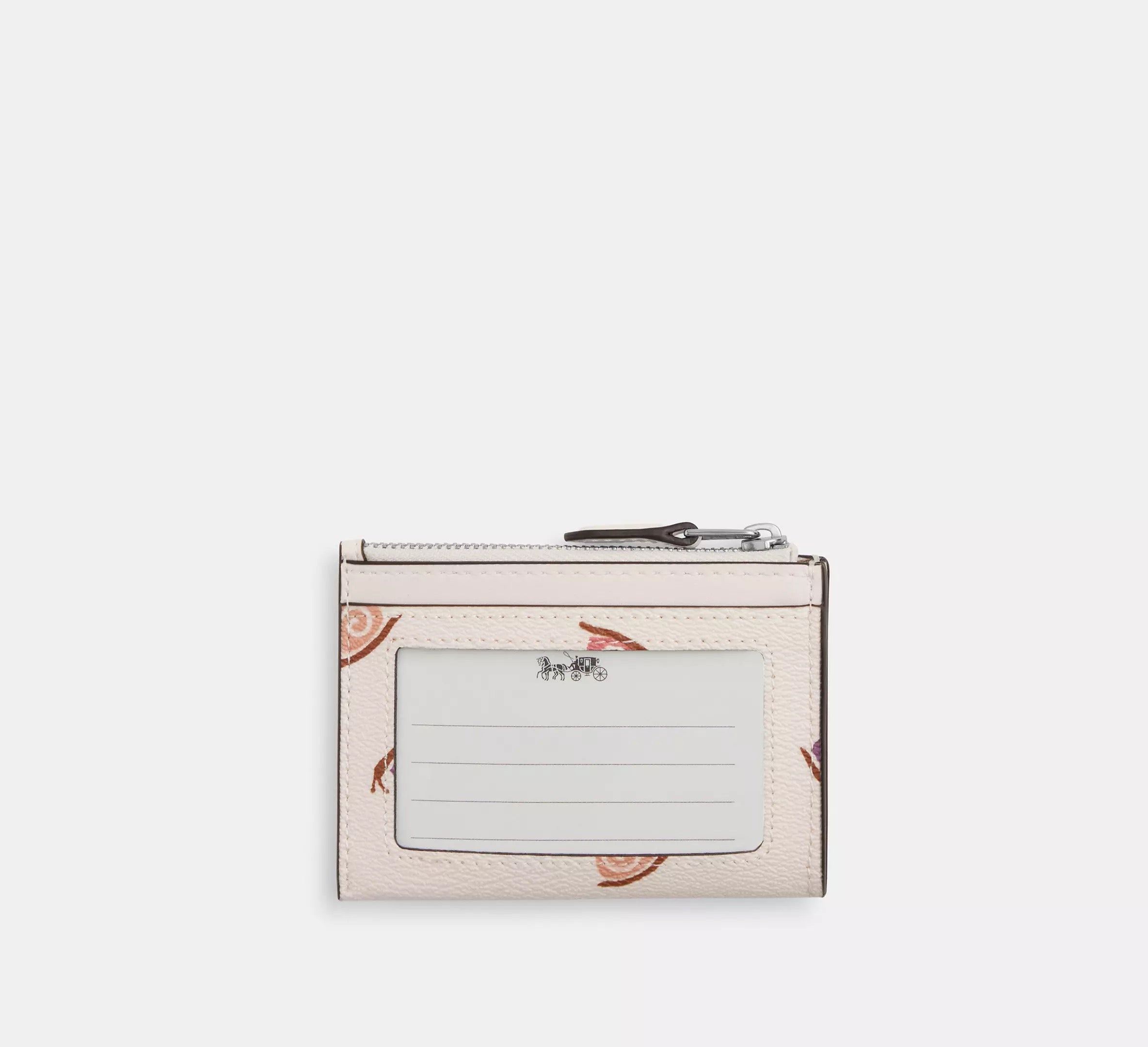 Coach Tarjetero Mini Skinny Id animal print