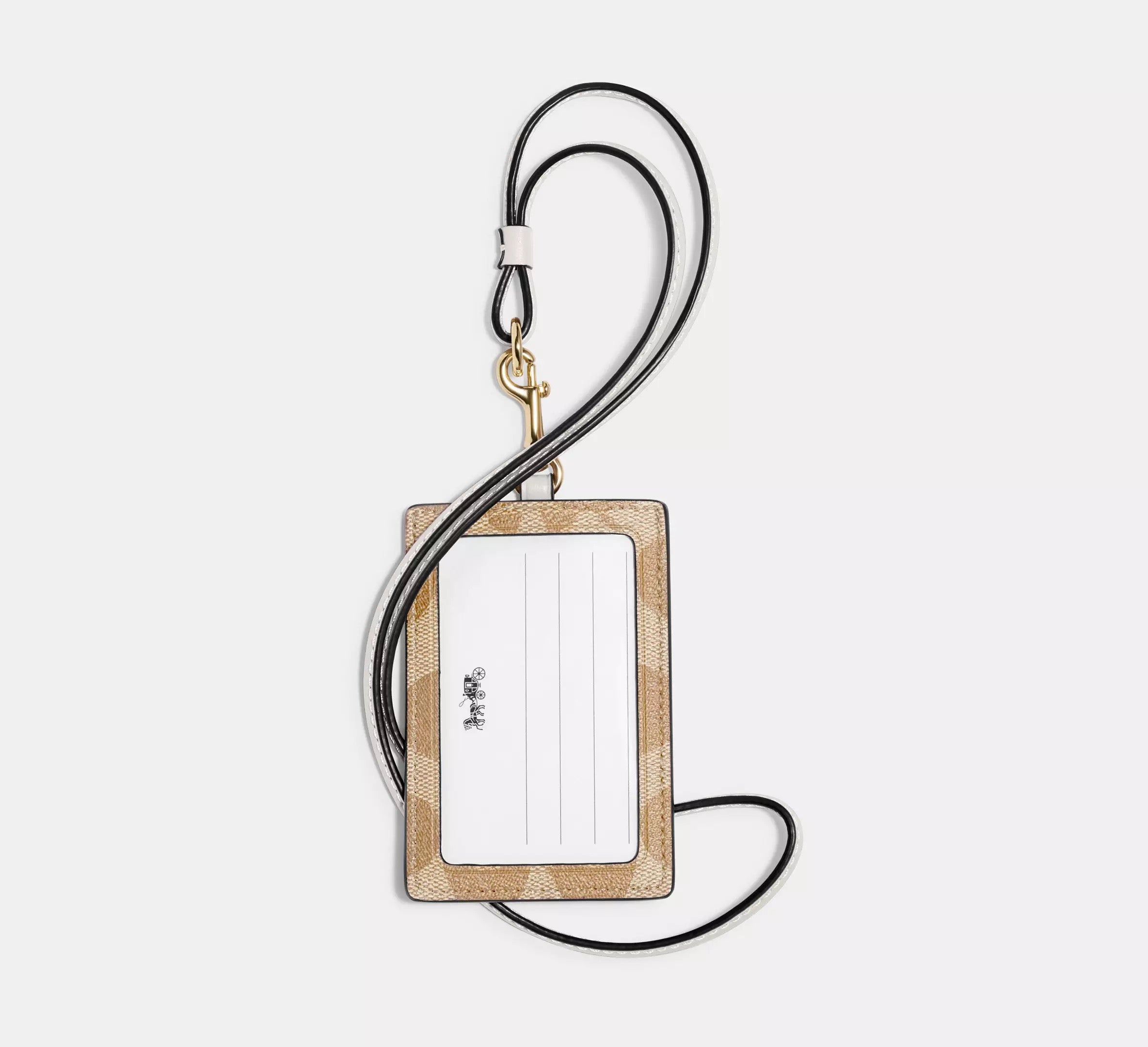 Coach Tarjetero Id Lanyard con monograma