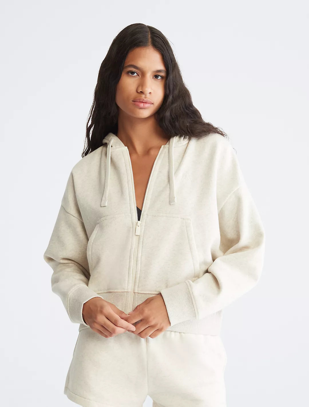 Calvin Klein Sudadera con cierre y gorro