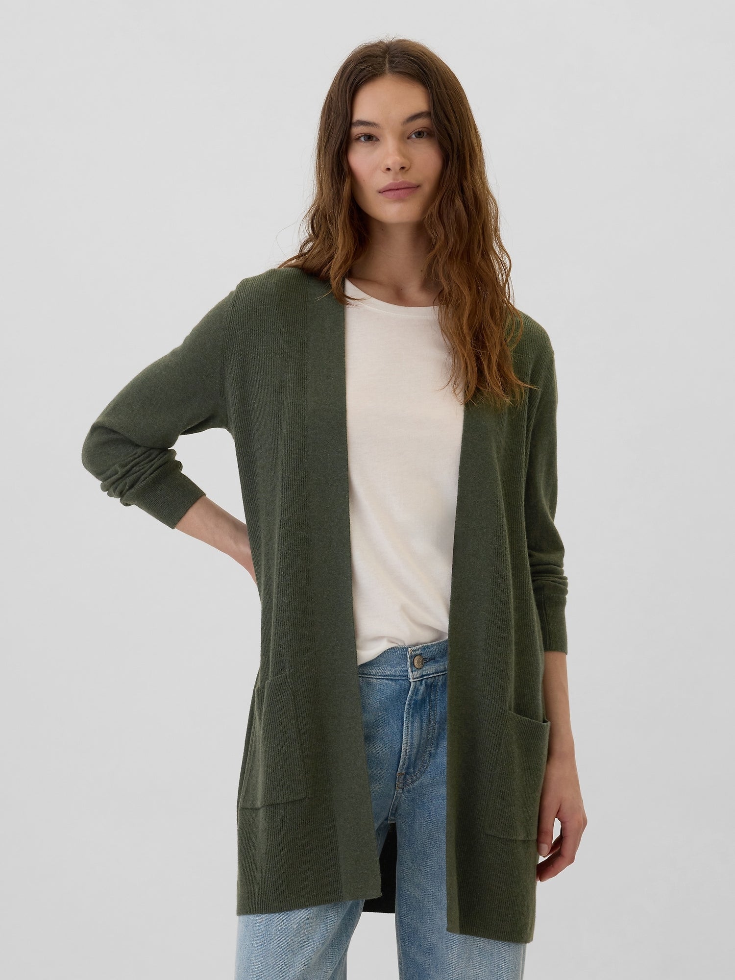 GAP Cardigan largo abierto