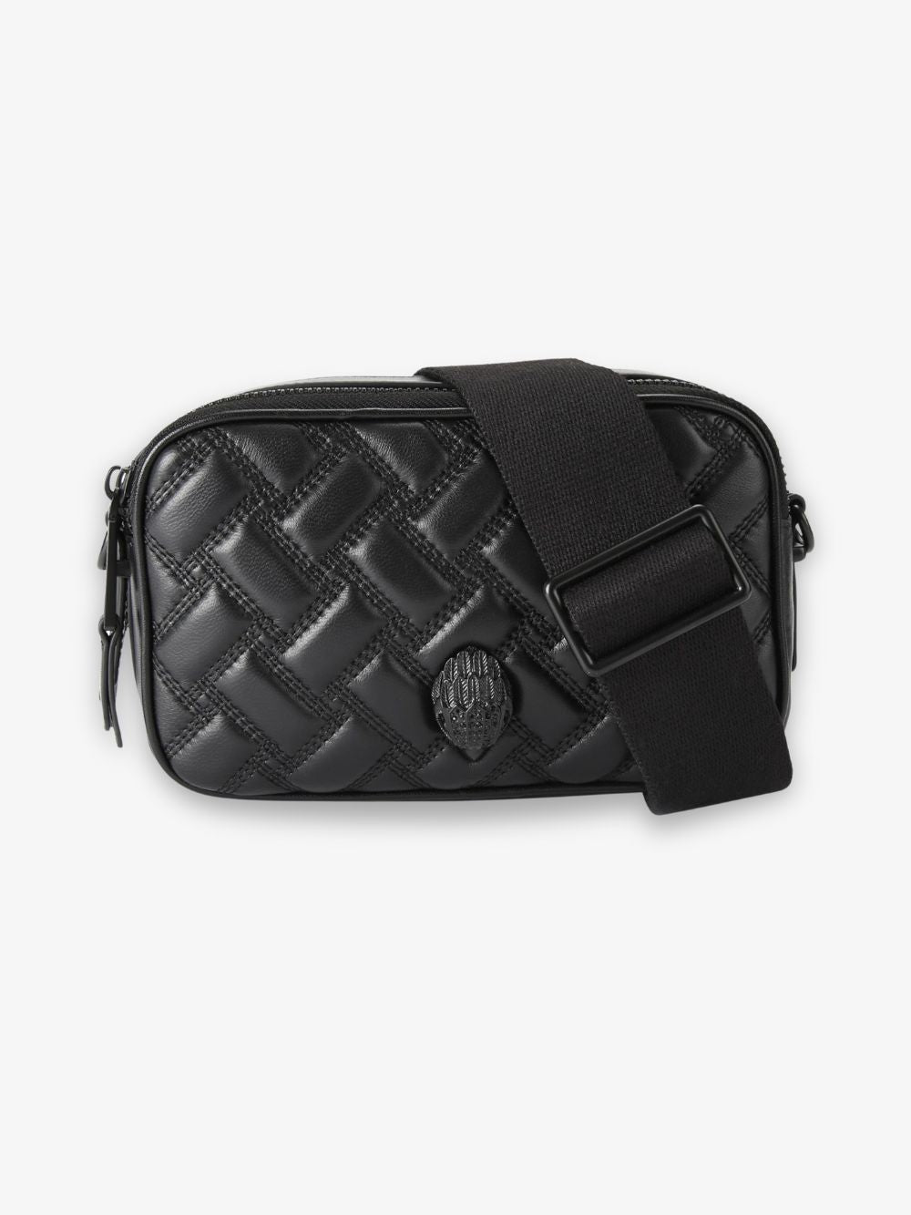 Crossbody camera bag Kensington de piel