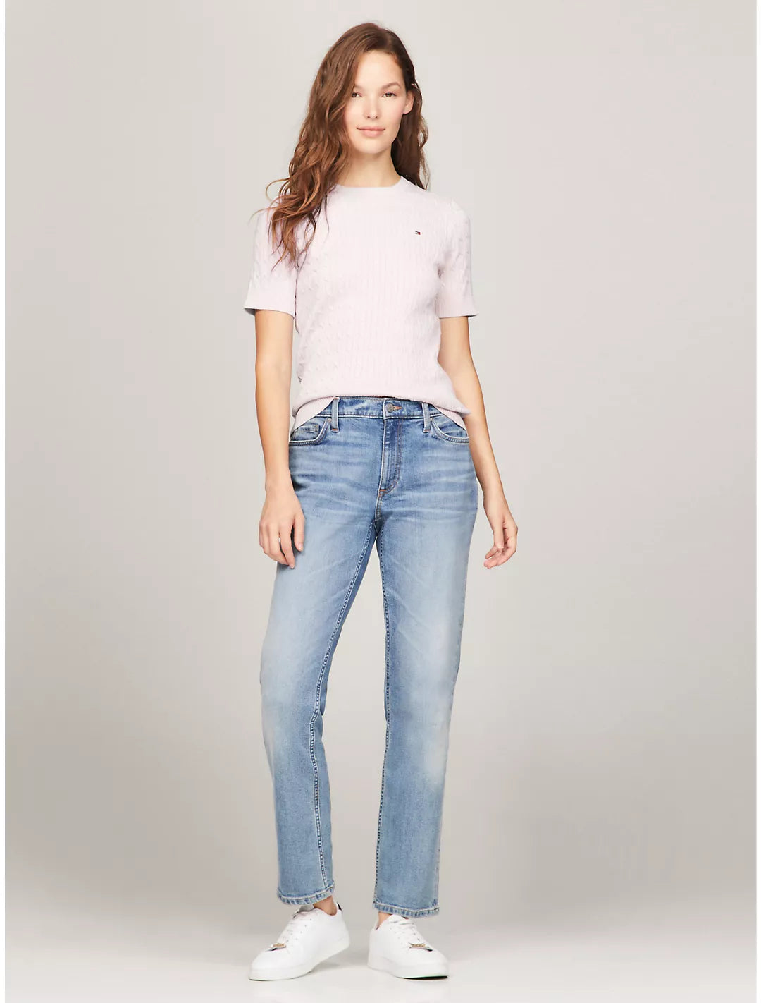 Tommy Hilfiger Playera de manga corta con trenzado