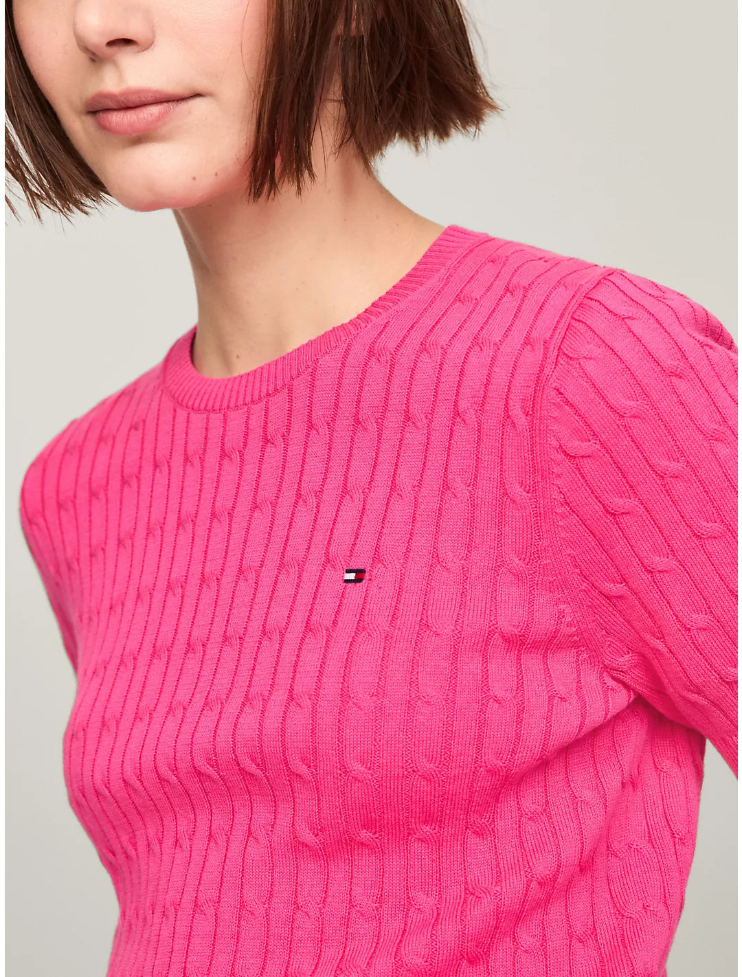 Tommy Hilfiger Playera de manga corta con trenzado