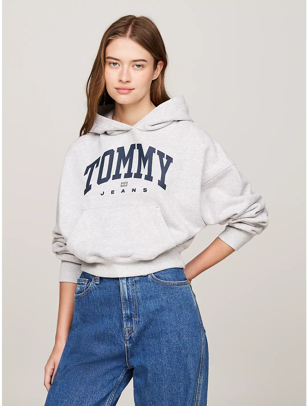 Tommy Jeans Hoodie TJ Varsity logotipo estampado