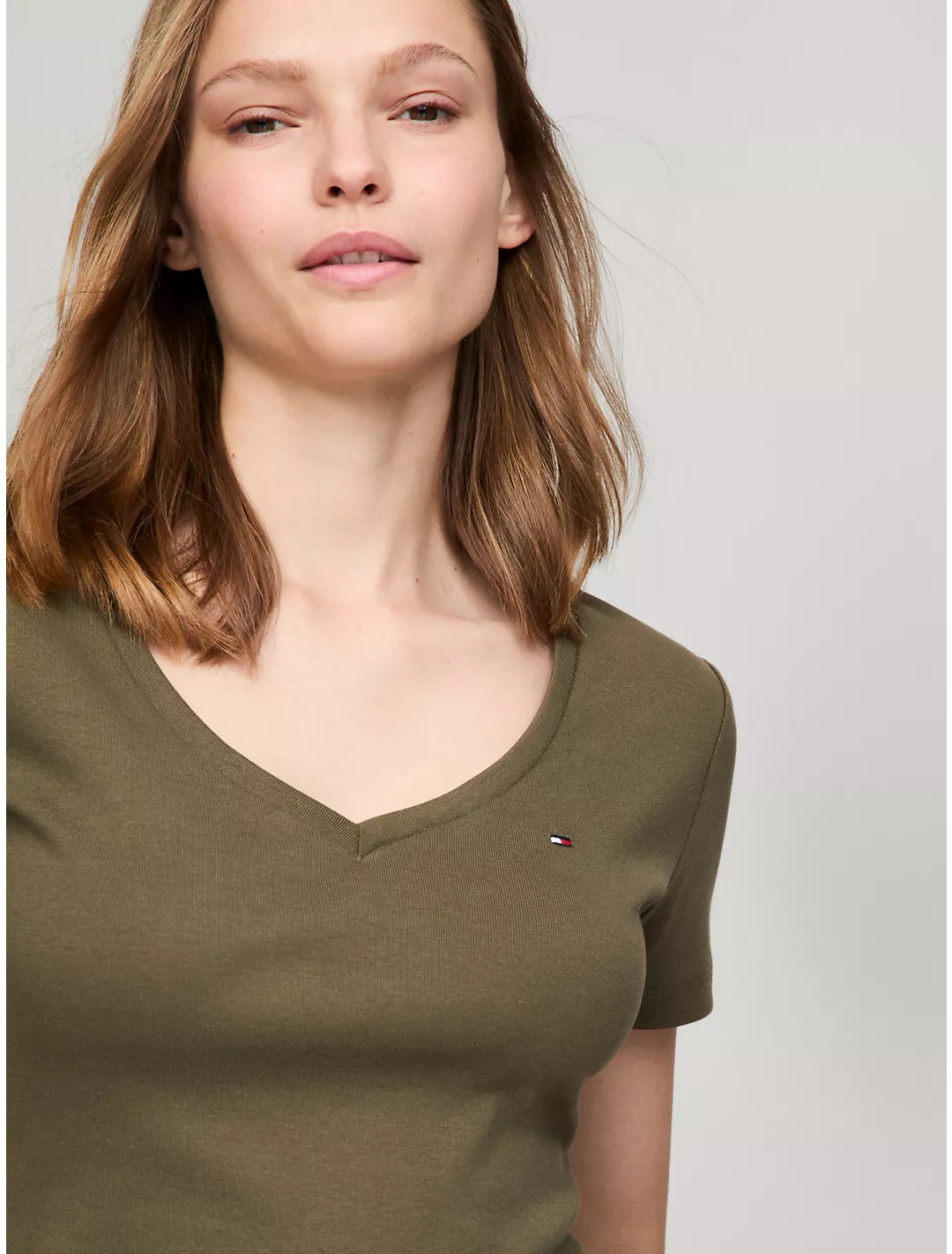 Tommy Hilfiger Playera con escote en V